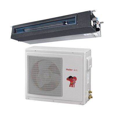 海尔（Haier）家用中央空调 KFRd-66NW/56CBA12套机 2.5匹冷暖2级能效超薄低静压风管机