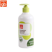 好孩子新品 500ML橄榄滋润 婴儿洗发沐浴露二合一V4105