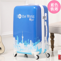 迪嘉乐(DIJIALE)潮流卡通图案旅行箱女学生万向轮拉杆箱24寸韩版时尚行李箱20寸PC+ABS