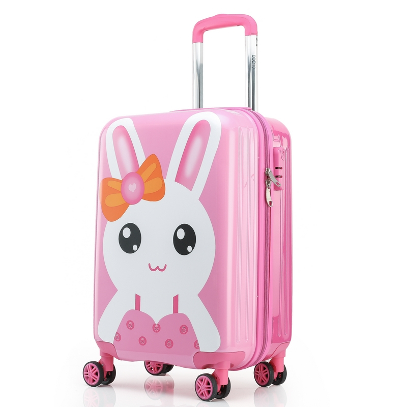 迪嘉乐dijiale儿童卡通拉杆箱涤纶硬箱20寸万向轮学生拖箱行李箱登机
