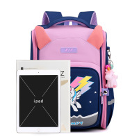 迪嘉乐新款书包小学生女孩一二三到六年级儿童可爱卡通背包超轻减负双肩包