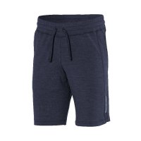 super.natural 瑞士 运动快干 男子深蓝麻灰训练cool羊毛短裤