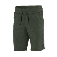 super.natural 瑞士 运动快干 男子军绿麻灰训练cool羊毛短裤