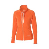 super.natural 瑞士 弹力柔暖 女子橙色cool羊毛运动外套