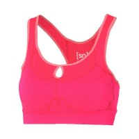 super.natural 瑞士 多结构支撑 女子亮粉色cool羊毛运动胸衣