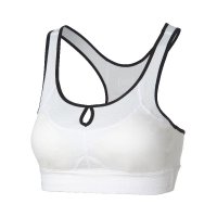 super.natural 瑞士 多结构支撑 女子白色cool羊毛运动胸衣