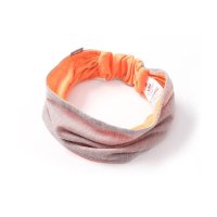 super.natural 瑞士 透气排 亮橙色cool羊毛运动头带