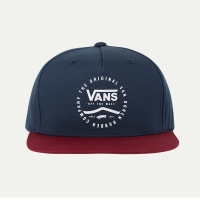 Vans/范斯春季深蓝色/红色/男款棒球帽|VN0A2ZZLJ3C