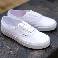 VANS经典款女鞋低帮男白色帆布板鞋 VN-0EE3W00百搭透气单鞋