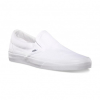 经典款Vans/范斯白色中性板鞋休闲帆布鞋Slip-On|VN-0EYEW00