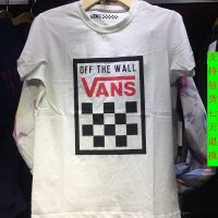 VANS范斯17夏款女男中性短袖T恤260专柜 VN0A33Z6WHT