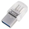 金士顿（Kingston）DTDUO3C 64GB USB3.1 和 Type-C 双接口 半透明U盘