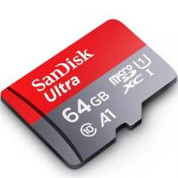 闪迪(SanDisk)A1 64GB 读速100MB/s 高速移动MicroSDXC UHS-I存储卡 TF存储卡