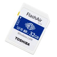 东芝（TOSHIBA)32G FlashAir 第四代无线Wifi SDHC存储卡U3 Class10 支持4K SD卡