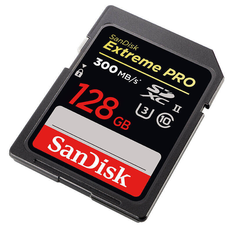 闪迪（SanDisk）128GB 读速300MB/s 写速260MB/s 高速SDXC UHS-II存储卡 V30U3