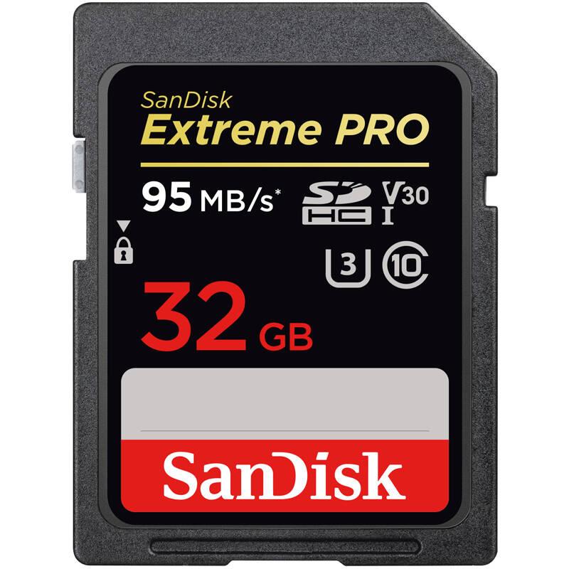 闪迪(SanDisk)32GB 读速95MB/s 写速90MB/s 高速SDHC UHS-I存储卡 U3 4K SD卡