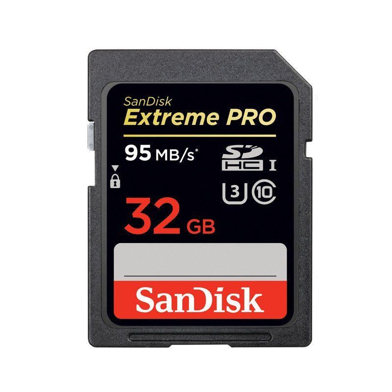 闪迪(SanDisk)32GB 读速95MB/s 写速90MB/s 高速SDHC UHS-I存储卡 U3 4K SD卡图片