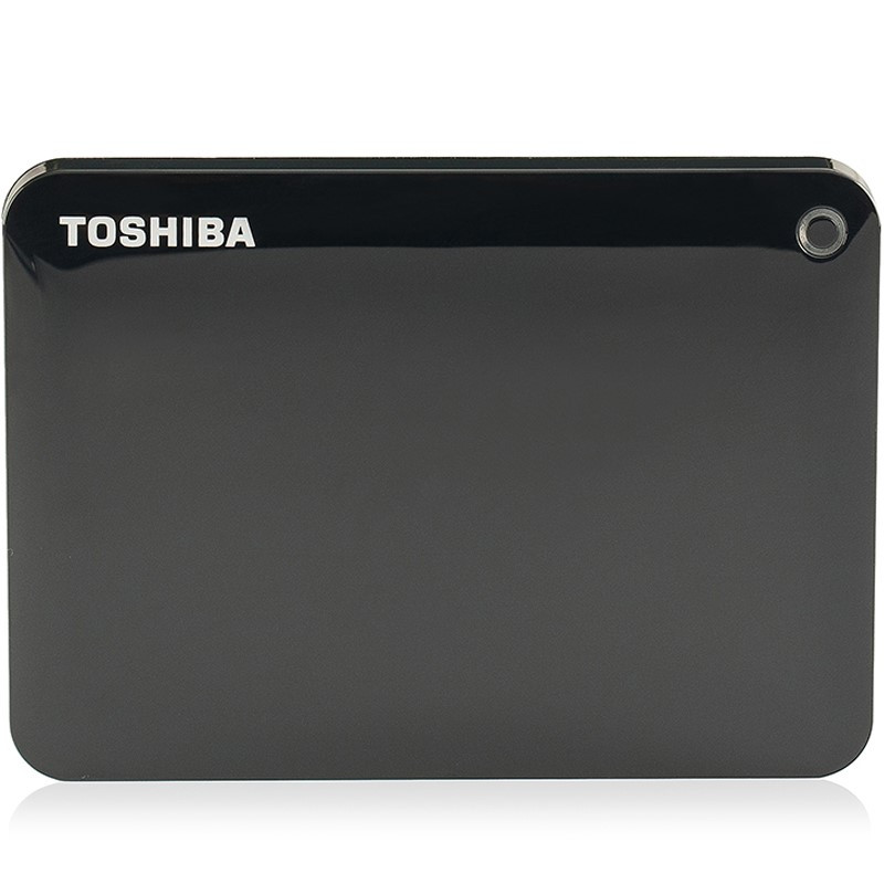 东芝(TOSHIBA)V9 支持备份和加密 CANVIO高端系列 2.5英寸 移动硬盘(USB3.0)2TB(经典黑)