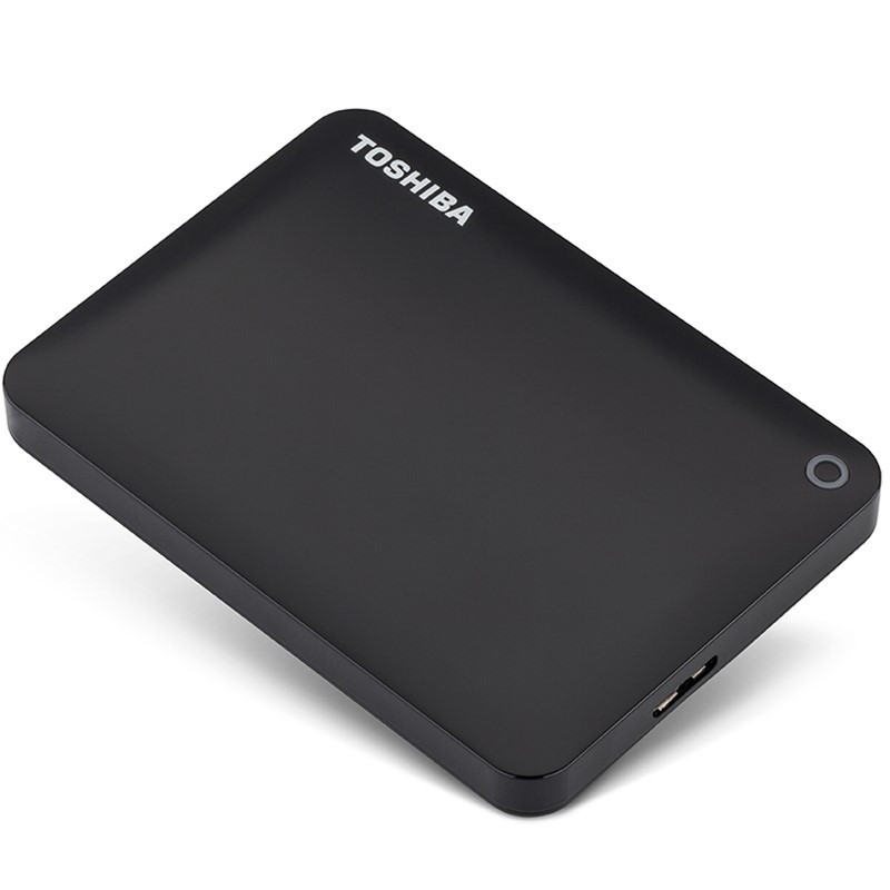 东芝(TOSHIBA)V9 支持备份和加密 CANVIO高端系列 2.5英寸 移动硬盘(USB3.0)2TB(经典黑)