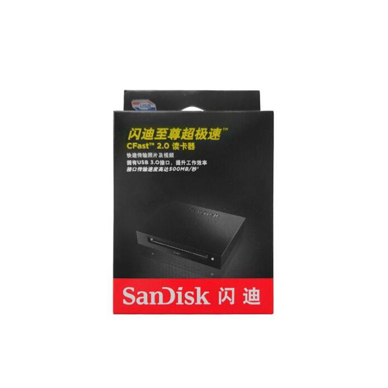 闪迪SanDisk 高速 CFast 2.0 读卡器/写卡器 仅支持cfast卡