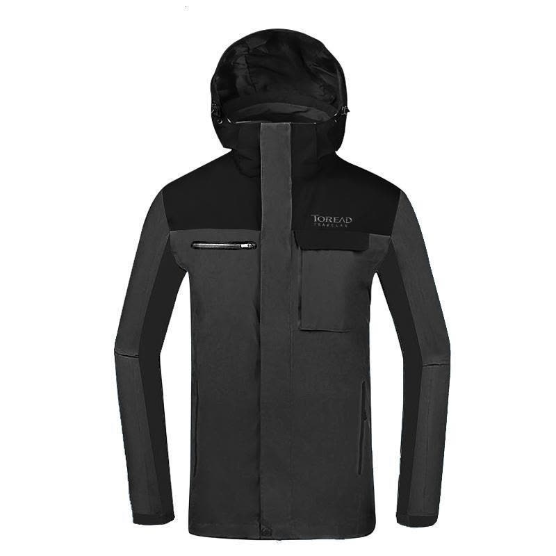 TOREAD探路者 男士秋冬户外款混纺两件套三合一透气冲锋衣TAWF91701图片