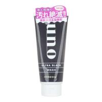 资生堂男士吾诺UNO黑炭强力劲爽洁面膏洗面奶130g