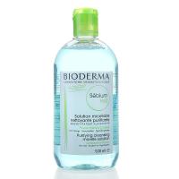 贝德玛净妍洁肤液蓝水500ML 4效合1卸妆水 清爽控油抗痘 蓝水