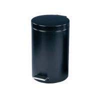 建新 JIAN XIN 5L 脚踏式垃圾桶 浪漫满屋系列 J856-H 黑色