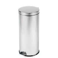 建新 JIAN XIN 30L 不锈钢脚踏垃圾桶 J851