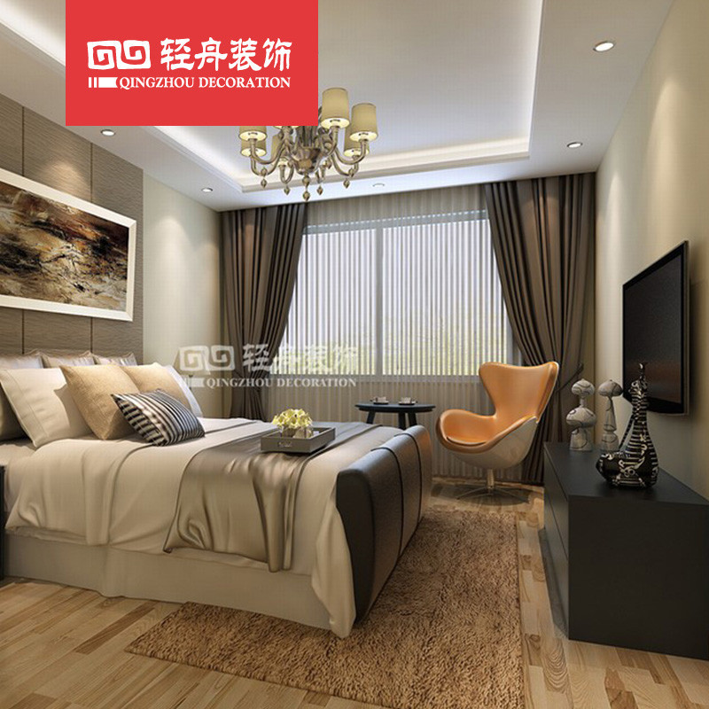 轻舟装饰/室内设计全案装修/北京家装公司/效果图/现代简约风格/天通苑西三区