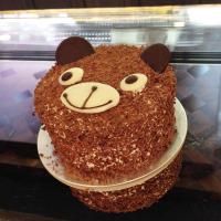 红跑车小熊淡奶小蛋糕