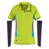 KROCEUS女子户外速干快干透气修身短袖T恤翻领POLO衫18060