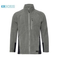 KROCEUS/科诺修思春夏新款男子户外保暖透气轻质抓绒衣19037