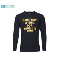 KROCEUS/科诺修思春夏男子户外防臭防晒速干长袖T恤打底衫21098