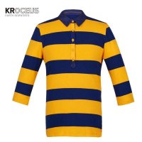 Kroceus2015春夏新款女式吸湿速干七分袖POLO衫22202