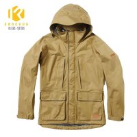 KROCEUS科诺修思男子户外单层轻质保暖透气防风防水冲锋衣20003