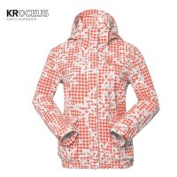 Kroceus科诺修思春夏户外女式2.5层压胶夹克防水透气冲锋衣20251
