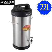 乐创/lecon 多功能全钢商用豆浆机22L升全自动大容量型五谷现磨渣浆分离磨浆机