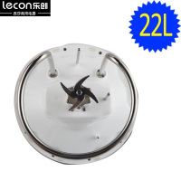 乐创/lecon 多功能全钢商用豆浆机22L升全自动大容量型五谷现磨渣浆分离磨浆机