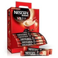 雀巢咖啡 1+2原味100条盒装90条+送10条 三合一速溶咖啡粉1500克 办公室提神冲饮饮料