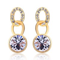千寻海风(findwind)风情万种施华洛世奇元素水晶耳环耳钉情人节七夕节圣诞节新年礼物送女友送母亲节礼物