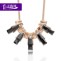 千寻海风(findwind)施华洛世奇水晶项链吊坠情人节七夕节圣诞节新年礼物送女友送母亲节礼物