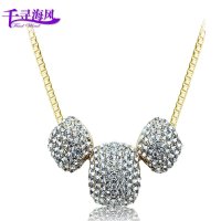 千寻海风(findwind)金钻满堂水晶项链吊坠情人节七夕节圣诞节新年礼物送女友送母亲节礼物