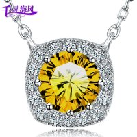 千寻海风(findwind)安妮公主水晶项链锁骨链情人节七夕节圣诞节新年礼物送女友送母亲节礼物