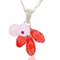 千寻海风(findwind)爱的嫁衣施华洛世奇元素水晶项链配饰锁骨链首饰情人节七夕节圣诞节新年礼物送女友送母亲节礼物