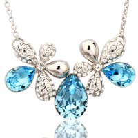 千寻海风(findwind)心有所属施华洛世奇元素水晶项链吊坠情人节七夕节圣诞节新年礼物送女友送母亲节礼物