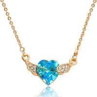 千寻海风(findwind)我心飞翔施华洛世奇元素水晶项链情人节七夕节圣诞节新年礼物送女友送母亲节礼物