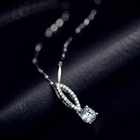 千寻海风(findwind)S925银触动施华洛世奇元素吊坠项链情人节七夕节圣诞节新年礼物送女友送母亲节礼物