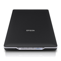 爱普生（EPSON）V39 家用照片与文档扫描仪USB线供电/立式扫描
