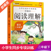 二年级下册阅读理解注音版部编人教版 小学生2年级同步教材语文专项阅读训练每日一练教辅辅导书籍作业本练习题